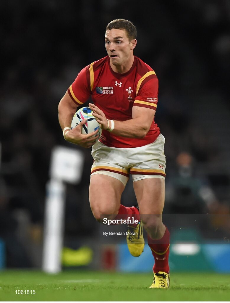 26 September 2015; George North, Wales. 2015 Rugby World Cup, Pool A, England v Wales, Twickenham Stadium, London, England. Picture credit: Brendan Moran / SPORTSFILE