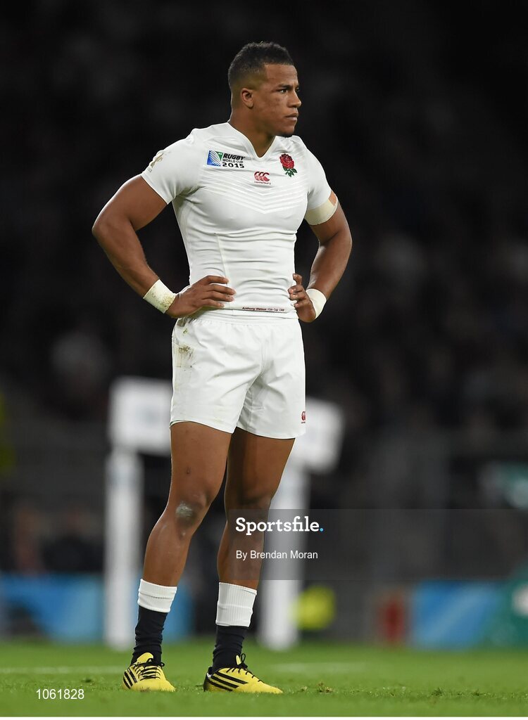 26 September 2015; Anthony Watson, England. 2015 Rugby World Cup, Pool A, England v Wales, Twickenham Stadium, London, England. Picture credit: Brendan Moran / SPORTSFILE