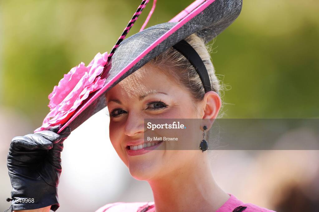 1 May 2009; Vivienne Leavy from Ballivor Co. Meath at the 2009 Punchestown Irish National Hunt Festival, Punchestown Racecourse, Co. Kildare. Picture credit: Matt Browne / SPORTSFILE