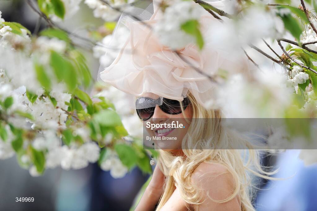 1 May 2009; Deirdre Ward from Prosperous, Co. Kildare, at the 2009 Punchestown Irish National Hunt Festival, Punchestown Racecourse, Co. Kildare. Picture credit: Matt Browne / SPORTSFILE