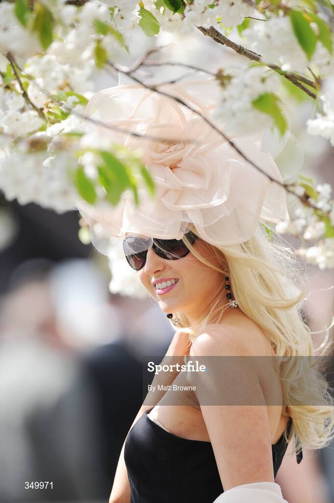 1 May 2009; Deirdre Ward from Prosperous, Co. Kildare, at the 2009 Punchestown Irish National Hunt Festival, Punchestown Racecourse, Co. Kildare. Picture credit: Matt Browne / SPORTSFILE