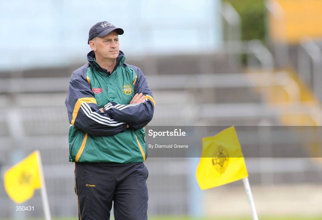 3 May 2009; Offaly manager Joe Dooley watches on during the game. Allianz GAA NHL Division 2 Final, Wexford v Offaly, Semple Stadium, Thurles, Co. Tipperary. Picture credit: Diarmuid Greene / SPORTSFILE