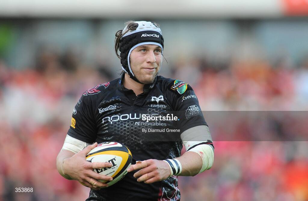 15 May 2009; Ryan Jones, Ospreys. Magners League, Munster v Neath Swansea Ospreys, Thomond Park, Limerick. Picture credit: Diarmuid Greene / SPORTSFILE
