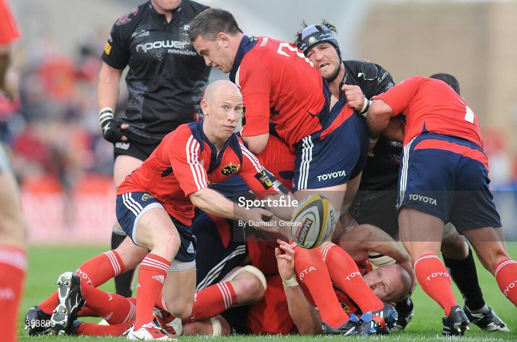 15 May 2009; Peter Stringer, Munster. Magners League, Munster v Neath Swansea Ospreys, Thomond Park, Limerick.  Picture credit: Diarmuid Greene / SPORTSFILE