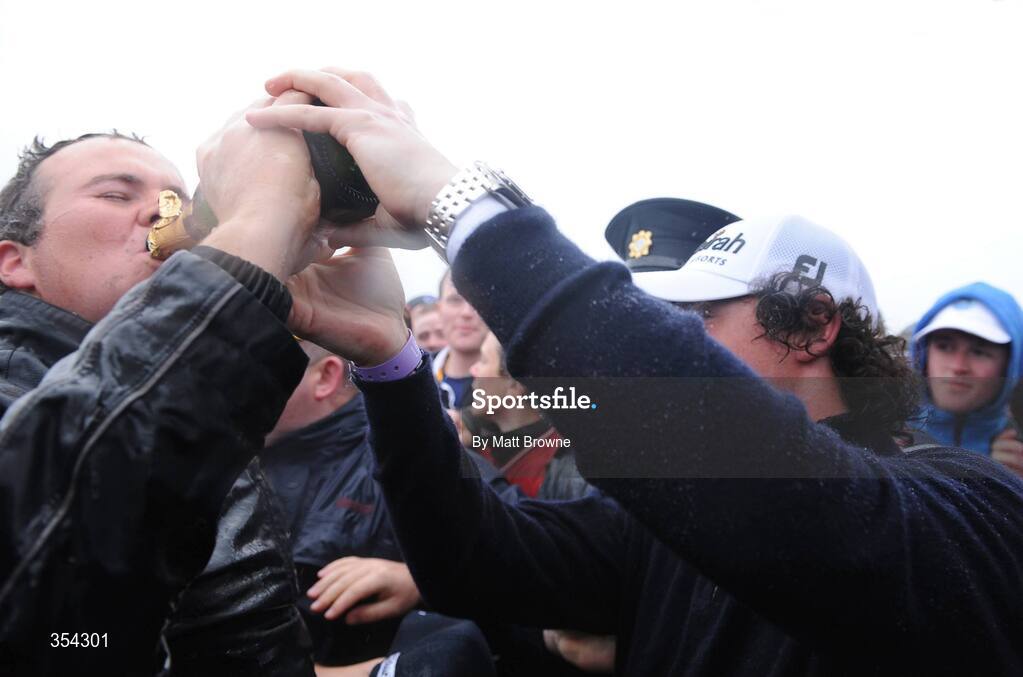 17 May 2009; Rory Mcllroy, right, congratulates Shane Lowry, on the 18th green, after he won the 3 Irish Open Golf Championship. County Louth Golf Club, Baltray, Co. Louth. Picture credit: Matt Browne / SPORTSFILE