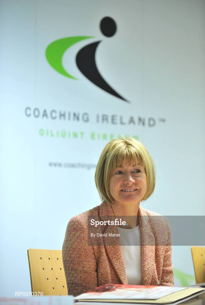 19 May 2009; Mary Davis, Managing Director, Special Olympics Europe / Eurasia, speaking during thelaunch of Coaching People with Disabilities, All Island Coach Education Framework. Sports HQ, Park West, Dublin. Picture credit: David Maher / SPORTSFILE