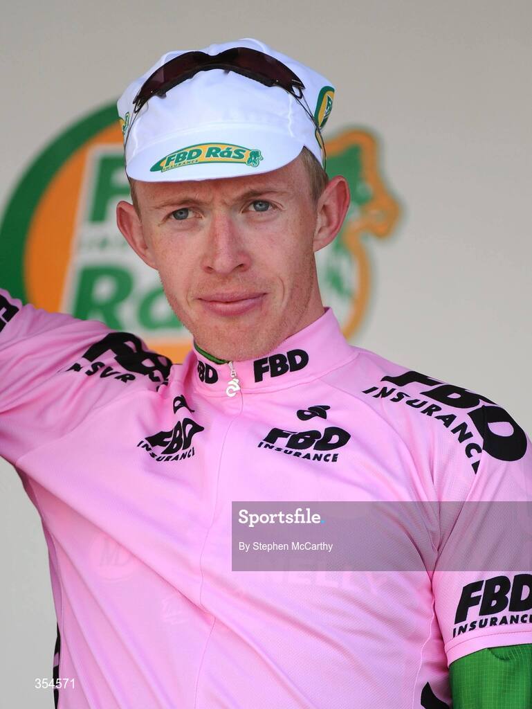 20 May 2009; King of the Mountains leader David O'Loughlin, An Post/M Donnelly/Grant Thornton/Sean Kelly team. FBD Insurance Ras 2009, Stage 4, Cahirciveen to Killorglin. Picture credit: Stephen McCarthy / SPORTSFILE