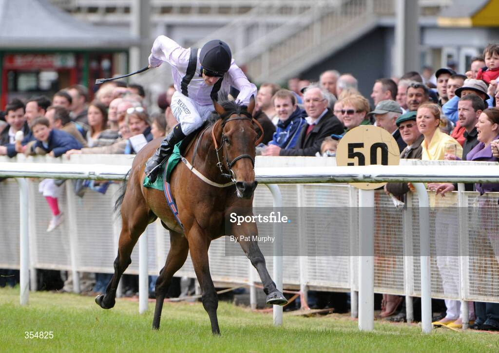 23 May 2009; Utmost Respect, with Declan McDonagh up, on their way to winning the Weatherbys Ireland Greenlands Stakes. Boylesports.com Irish Guineas Festival 2009, Curragh Racecourse, Co. Kildare. Picture credit: Pat Murphy / SPORTSFILE