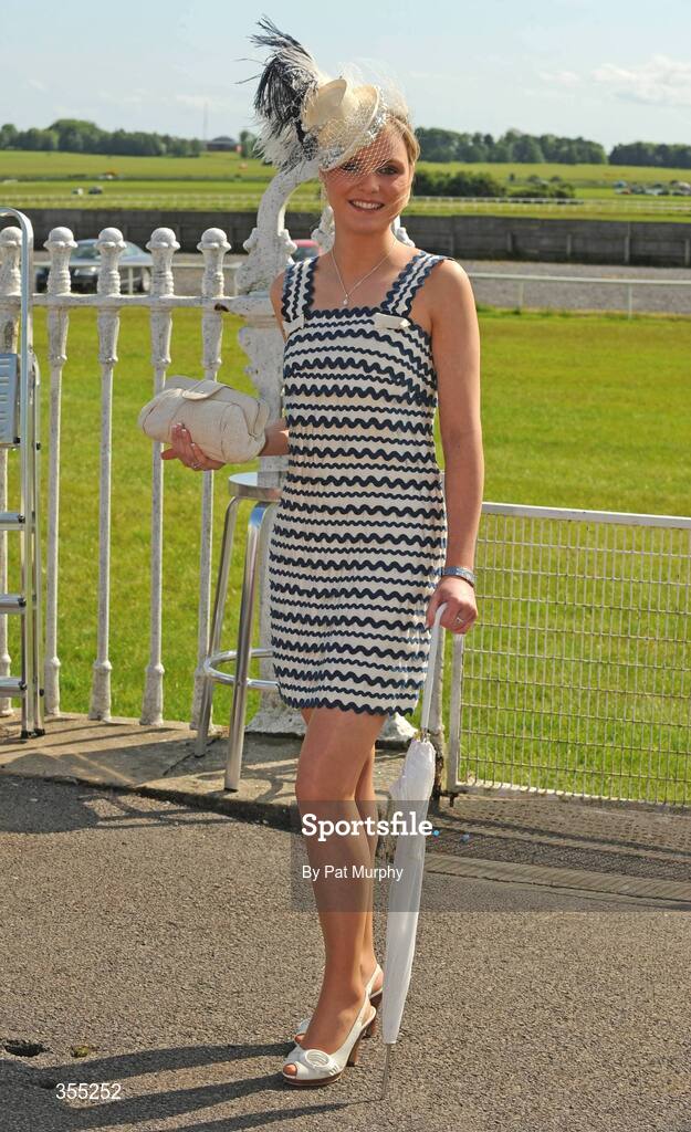 24 May 2009; Margaret Connolly, from Mullingar, Co. Westmeath, who won the best dressed award at the Boylesports.com Irish Guineas Festival 2009. Curragh Racecourse, Co. Kildare. Picture credit: Pat Murphy / SPORTSFILE