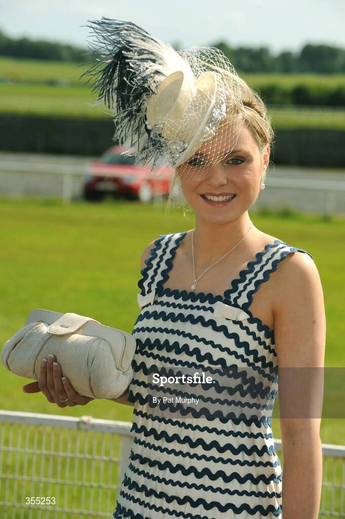 24 May 2009; Margaret Connolly, from Mullingar, Co. Westmeath, who won the best dressed award at the Boylesports.com Irish Guineas Festival 2009. Curragh Racecourse, Co. Kildare. Picture credit: Pat Murphy / SPORTSFILE