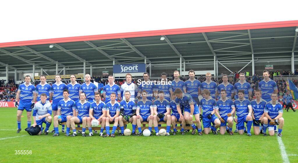 24 May 2009; The Monaghan squad. Ulster GAA Football Senior Championship Quarter-Final, Derry v Monaghan, Celtic Park, Derry. Picture credit: Daire Brennan / SPORTSFILE