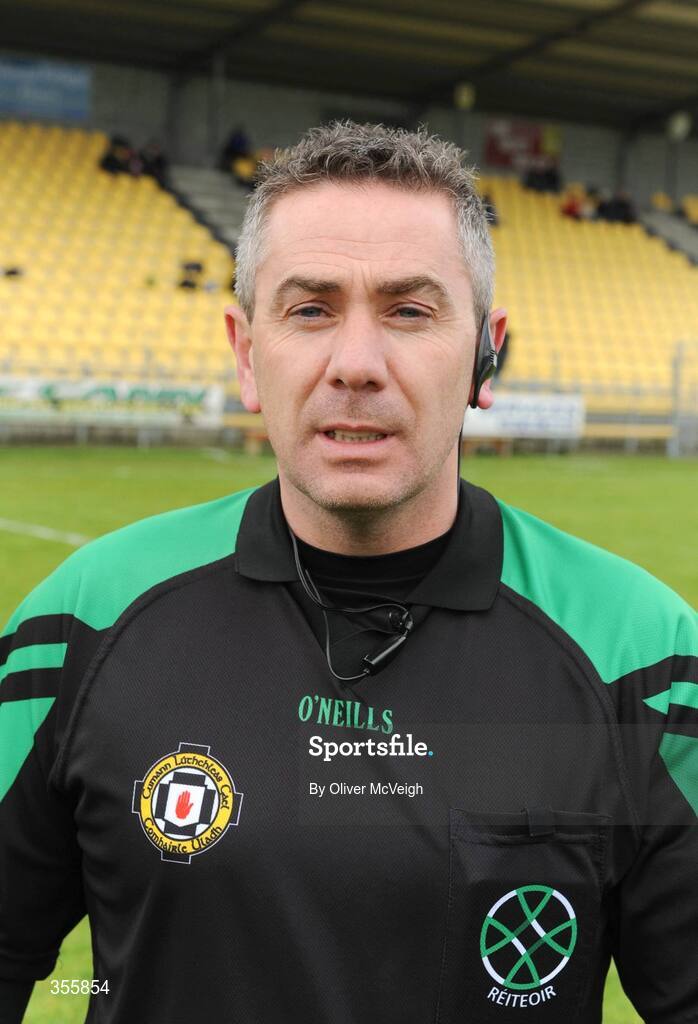 17 May 2009; Referee Garrett Duffy. Ulster Senior Hurling Championship, Second Round, Donegal v Armagh, Letterkenny, Co. Donegal. Picture credit: Oliver McVeigh / SPORTSFILE