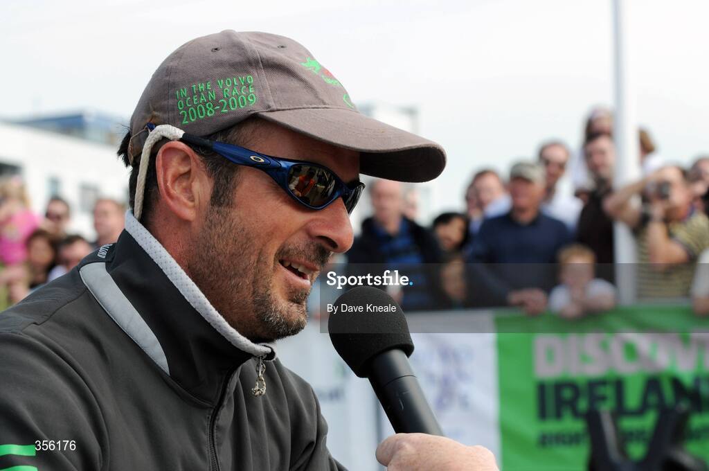 30 May 2009; Green Dragon's Damian Foxall. In-port race day, during the Volvo Ocean Race 2008-09, in Galway Bay, Galway. Picture credit: Dave Kneale / Volvo Ocean Race / SPORTSFILE