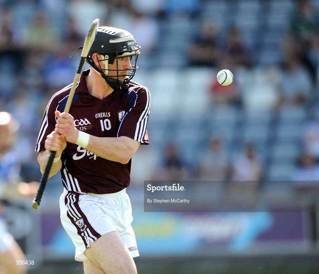31 May 2009; Aongus Callanan, Galway. Leinster GAA Hurling Senior Championship Quarter-Final, Laois v Galway, O'Moore Park, Portlaoise, Co. Laois. Picture credit: Stephen McCarthy / SPORTSFILE