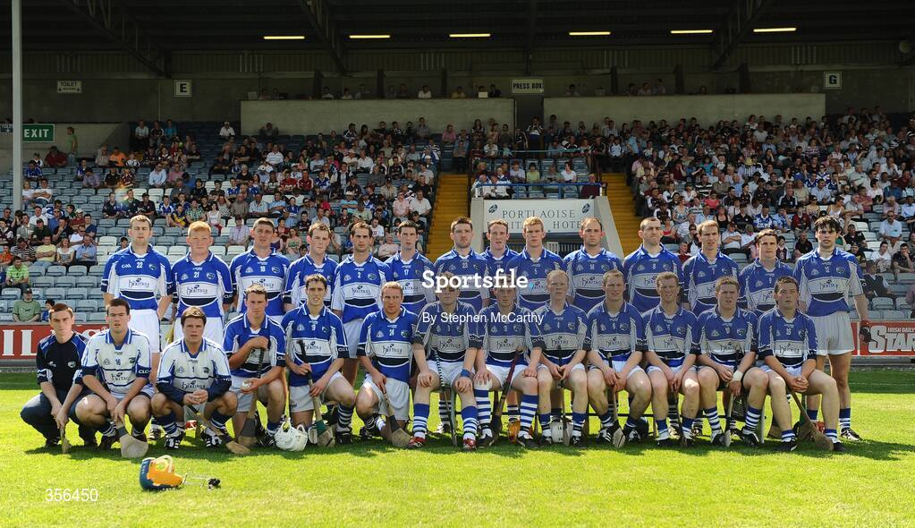 31 May 2009; The Laois squad. Leinster GAA Hurling Senior Championship Quarter-Final, Laois v Galway, O'Moore Park, Portlaoise, Co. Laois. Picture credit: Stephen McCarthy / SPORTSFILE