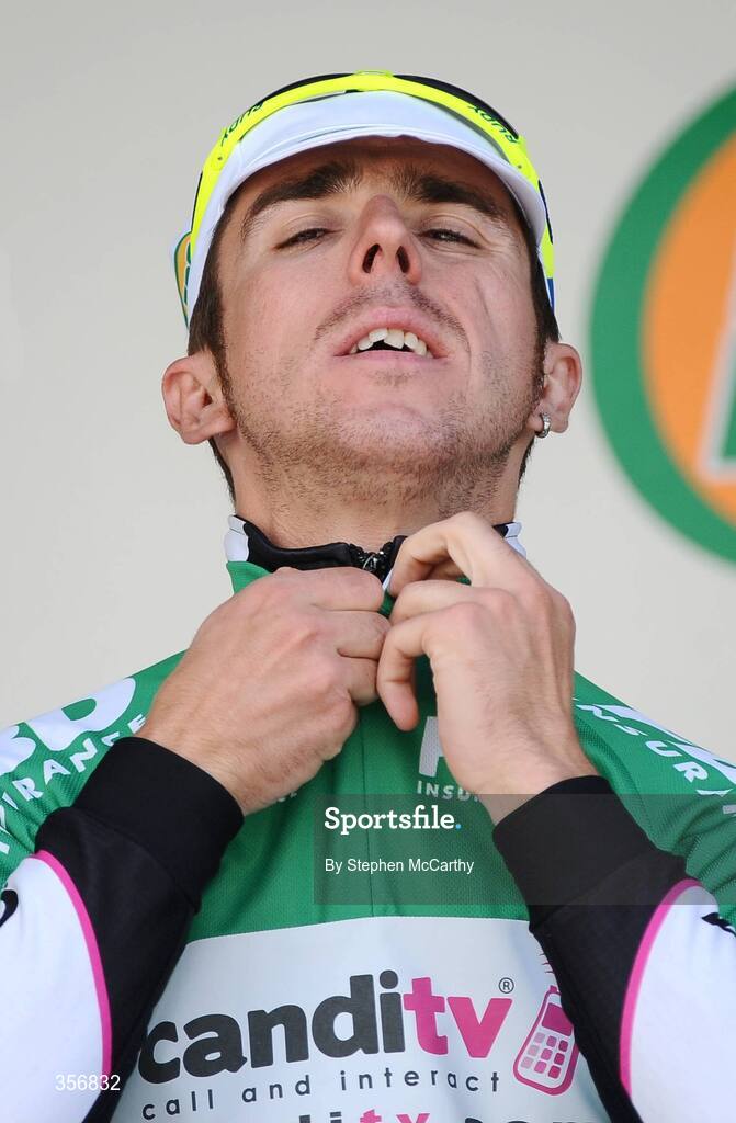 20 May 2009; Points jersey leader Russ Dowing, Candi TV - Marshalls Pasta. FBD Insurance Ras 2009, Stage 4, Cahirciveen to Killorglin. Picture credit: Stephen McCarthy / SPORTSFILE