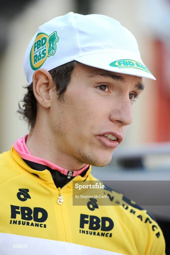 20 May 2009; New race leader Simon Richardson, Rapha Condor. FBD Insurance Ras 2009, Stage 4, Cahirciveen to Killorglin. Picture credit: Stephen McCarthy / SPORTSFILE
