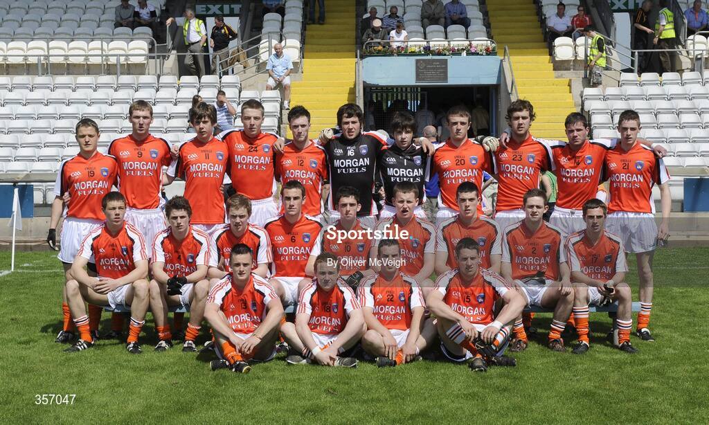 31 May 2009; The Armagh squad. Ulster GAA Football Minor Championship, Tyrone v Armagh, St. Tiernach's Park, Clones, Co. Monaghan. Picture credit: Oliver McVeigh / SPORTSFILE