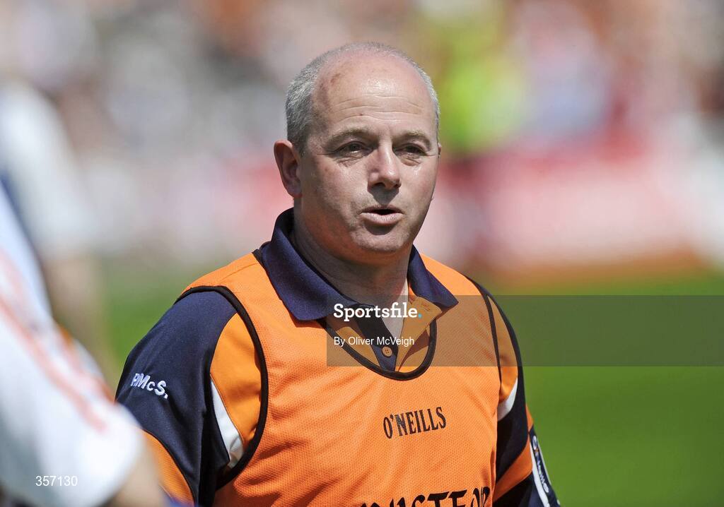 31 May 2009; Armagh Minor Manager Paul McShane. Ulster GAA Football Minor Championship, Tyrone v Armagh, St. Tiernach's Park, Clones, Co.Monaghan. Picture credit: Oliver McVeigh / SPORTSFILE