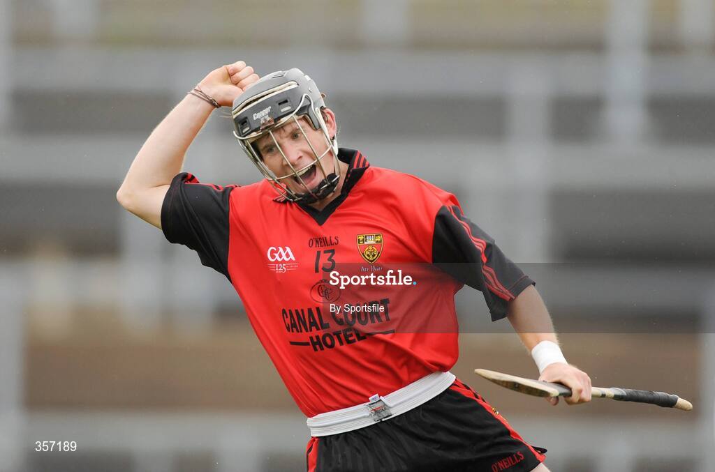 6 June 2009; James Coyle, Down, celebrates after scoring his side's second goal. Christy Ring Cup Semi-Final, Down v Mayo, Pairc Esler, Newry, Co. Down. Photo by Sportsfile