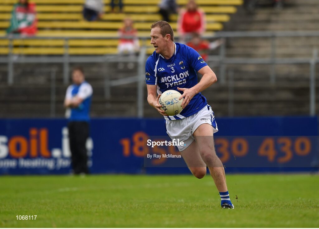 11 October 2015; Darragh McEvoy, St Patrick's. Renault Ireland Wicklow County Senior Football Championship Final, Rathnew v St Patrick's. County Grounds, Aughrim, Co. Wicklow. Picture credit: Ray McManus / SPORTSFILE