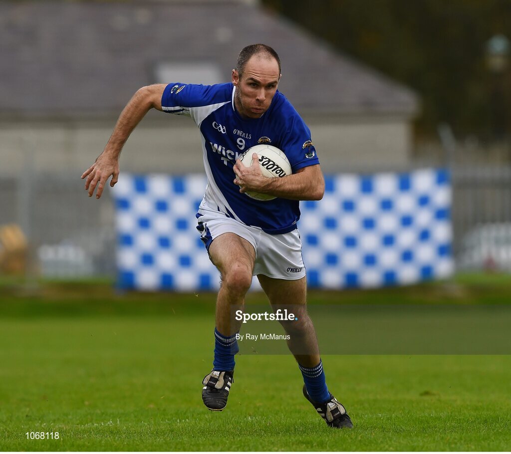11 October 2015; Patrick McWalter, St Patrick's. Renault Ireland Wicklow County Senior Football Championship Final, Rathnew v St Patrick's. County Grounds, Aughrim, Co. Wicklow. Picture credit: Ray McManus / SPORTSFILE