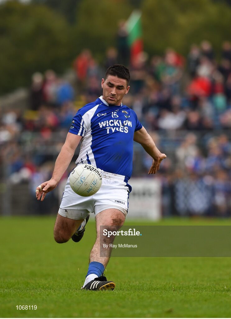 11 October 2015; Brian Coen, St Patrick's. Renault Ireland Wicklow County Senior Football Championship Final, Rathnew v St Patrick's. County Grounds, Aughrim, Co. Wicklow. Picture credit: Ray McManus / SPORTSFILE