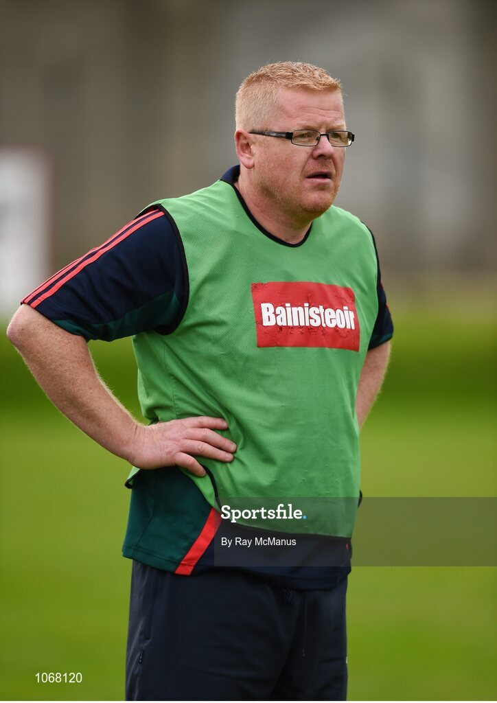 11 October 2015; Rathnew manager Declan Byrne. Renault Ireland Wicklow County Senior Football Championship Final, Rathnew v St Patrick's. County Grounds, Aughrim, Co. Wicklow. Picture credit: Ray McManus / SPORTSFILE