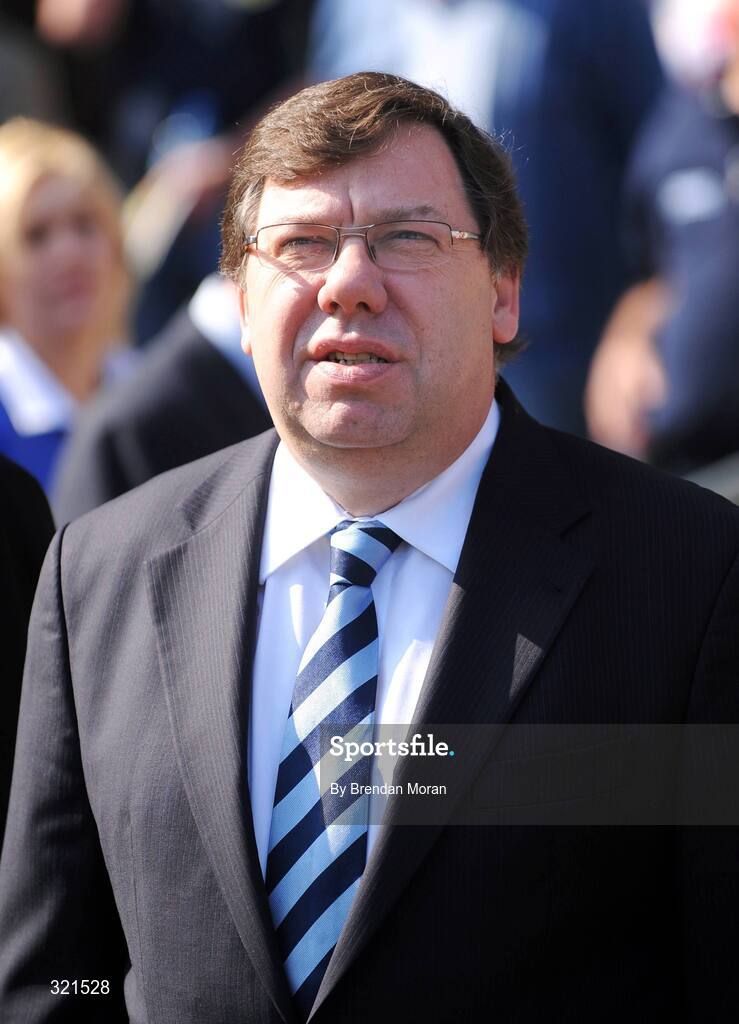 21 September 2008; An Taoiseach, Brian Cowen, T.D., on his arrival before the games. GAA Football All-Ireland Senior Championship Final, Kerry v Tyrone, Croke Park, Dublin. Picture credit: Brendan Moran / SPORTSFILE