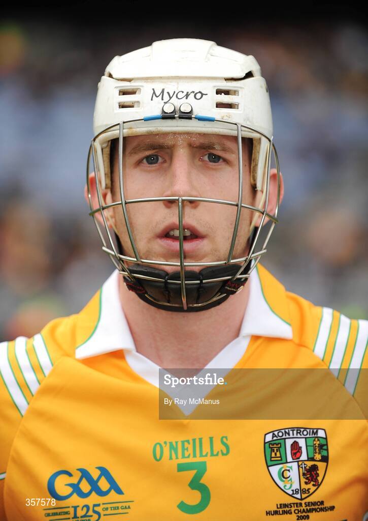 7 June 2009; Antrim captain Neil McGarry. Leinster GAA Hurling Senior Championship First Round, Dublin v Antrim, Croke Park, Dublin. Picture credit: Ray McManus / SPORTSFILE