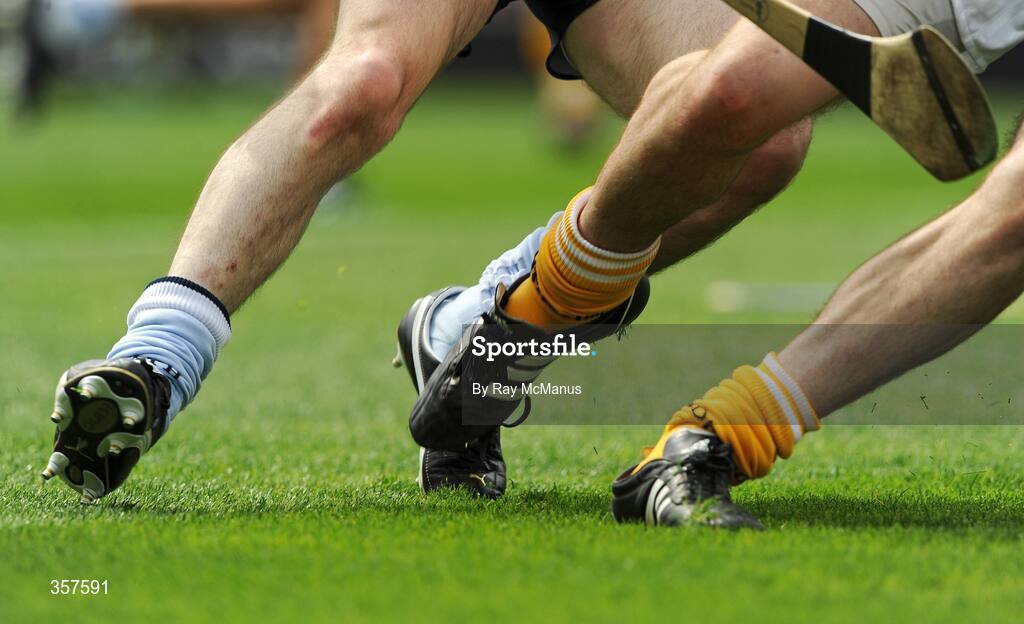 7 June 2009; Dublin and Antrim player's boots. Leinster GAA Hurling Senior Championship First Round, Dublin v Antrim, Croke Park, Dublin. Picture credit: Ray McManus / SPORTSFILE