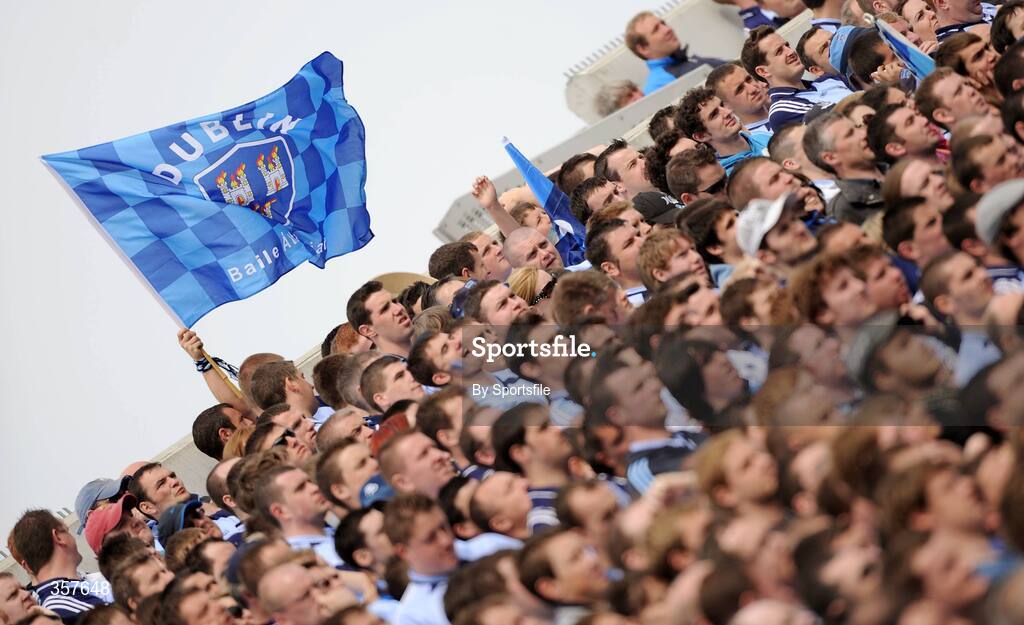 7 June 2009; A general view of Dublin supporters on Hill 16. Leinster GAA Football Senior Championship Quarter-Final, Dublin v Meath, Croke Park, Dublin. Photo by Sportsfile