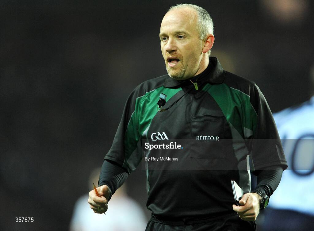 31 January 2009; Martin Duffy, referee. Allianz National Football League, Division 1, Round 1, Dublin v Tyrone, Croke Park, Dublin. Picture credit: Ray McManus / SPORTSFILE