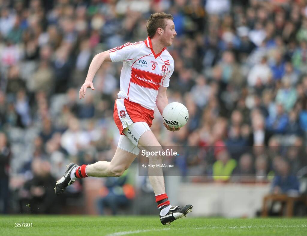 26 April 2009; Joe Diver, Derry. Allianz GAA National Football League, Division 1 Final, Kerry v Derry, Croke Park, Dublin. Picture credit: Ray McManus / SPORTSFILE