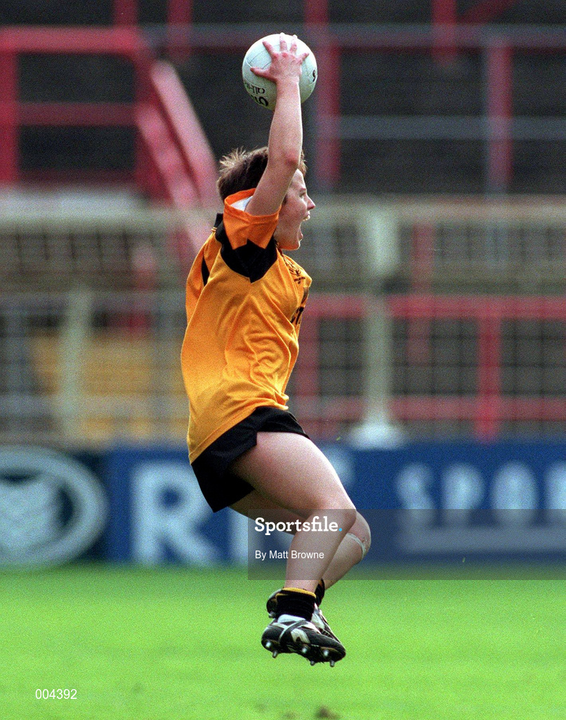 12 October 1997; Geraldine O'Ryan of Waterford during the All-Ireland Senior Ladies Football Championship Final between Monaghan and Waterford at Croke Park in Dublin. Photo by Matt Browne/Sportsfile