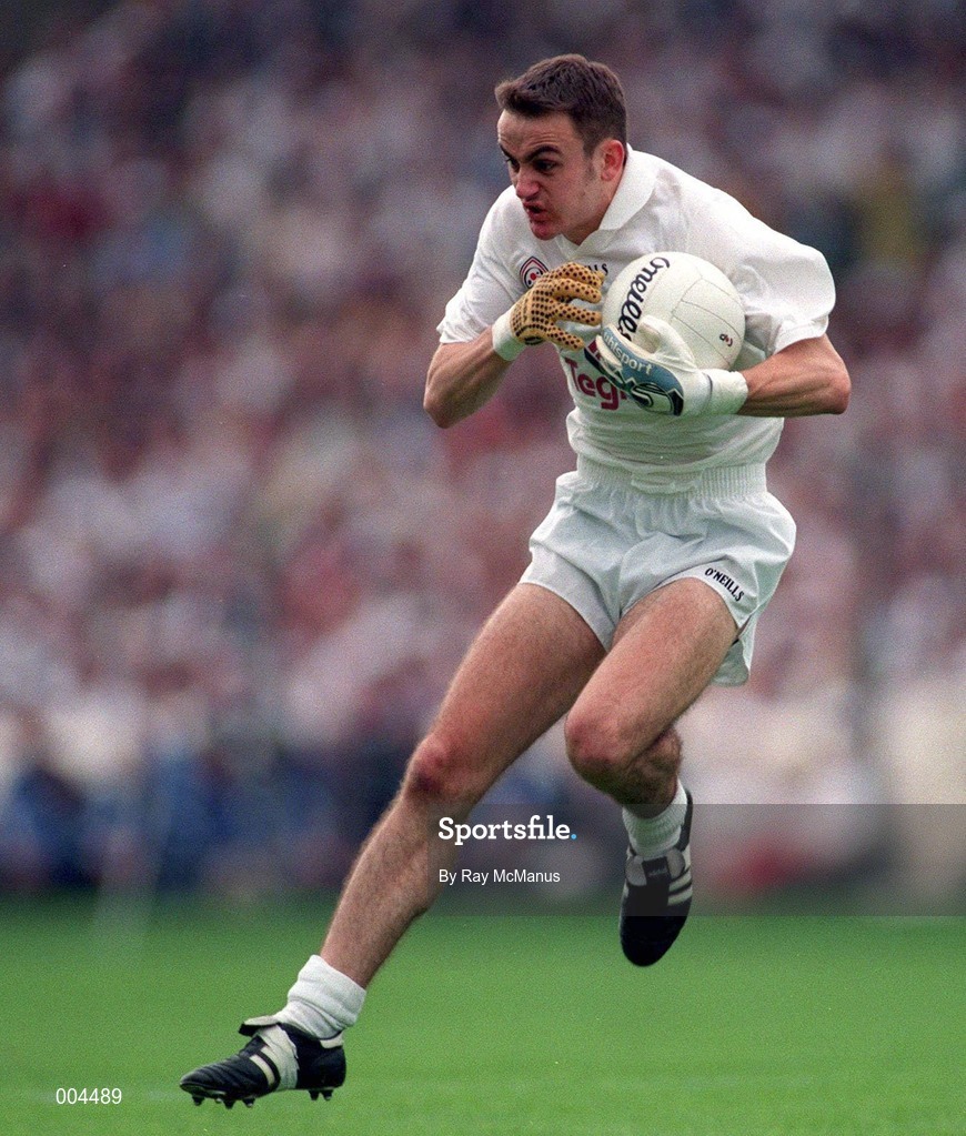 2 August 1998; Brian Lacey of Kildare during the Leinster GAA Football Senior Championship Final match between Kildare and Meath at Croke Park in Dublin. Photo by Ray McManus/Sportsfile