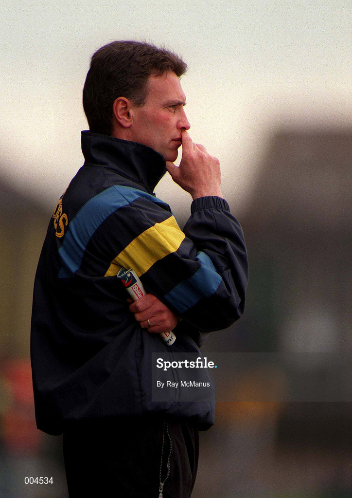10 May 1998; Tipperary manager Colm Browne during the Munster GAA Football Senior Championship First Round match between Limerick and Tipperary at Gaelic Grounds in Limerick. Photo by Ray McManus/Sportsfile
