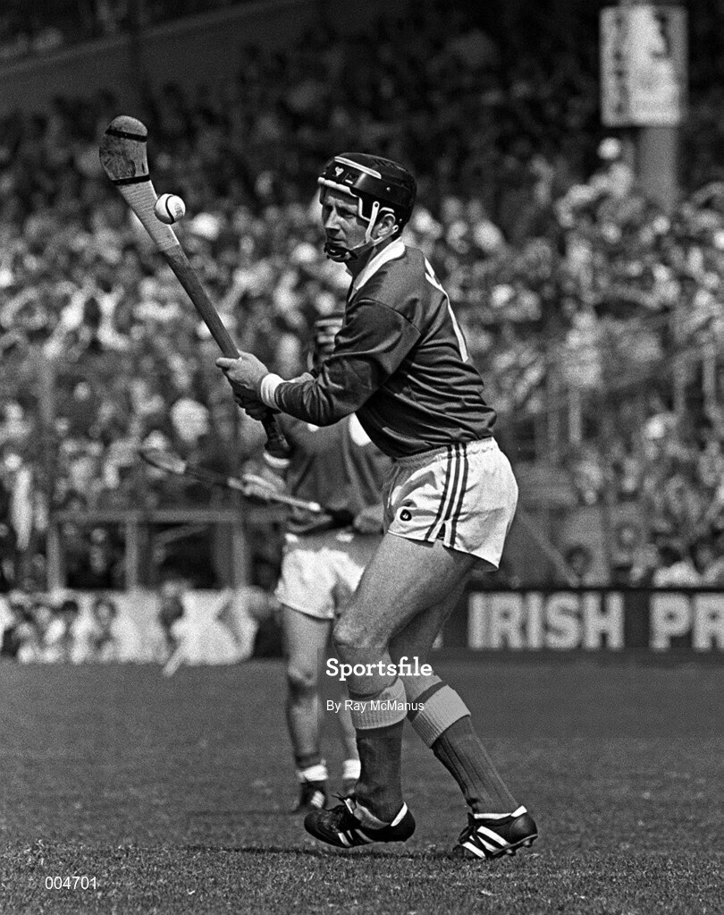 16 August 1981; Eamonn Cregan of Limerick during the All-Ireland Senior Hurling Championship semi-final replay match between Galway and Limerick at Croke Park in Dublin. Photo by Ray McManus/Sportsfile