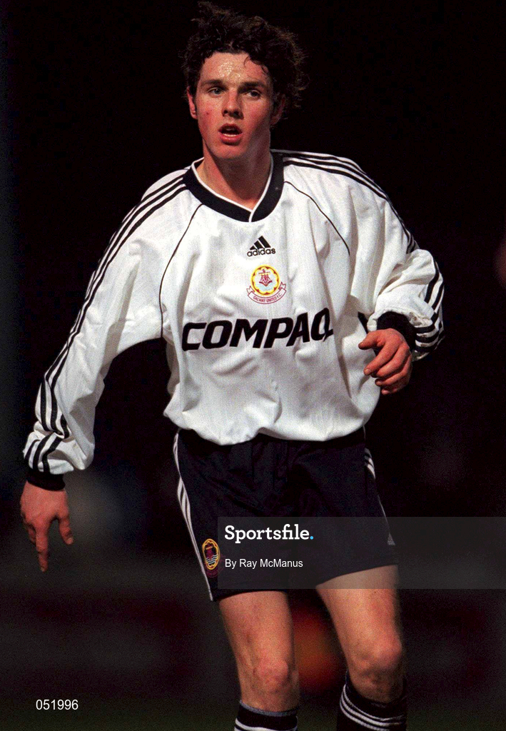 21 January 2000; Aubrey Dolan of Galway United during the Eircom League Premier Division match between St Patrick's Athletic and Galway United at Richmond Park in Dublin. Photo by Ray McManus/Sportsfile