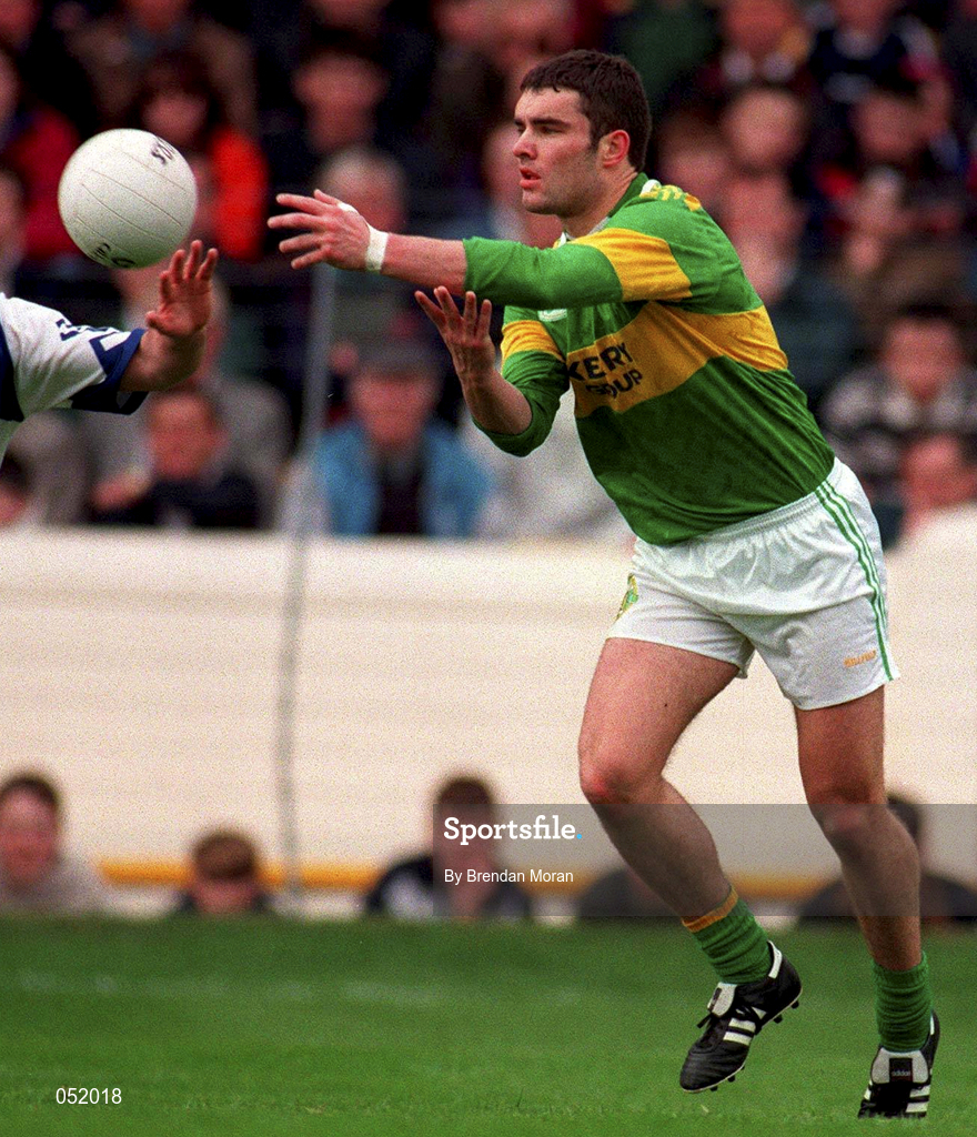 20 April 1997; Barry O'Shea of Kerry during the Church & General National Football League Semi-Final match between Kerry and Laois at Croke Park in Dublin. Photo by Brendan Moran/Sportsfile