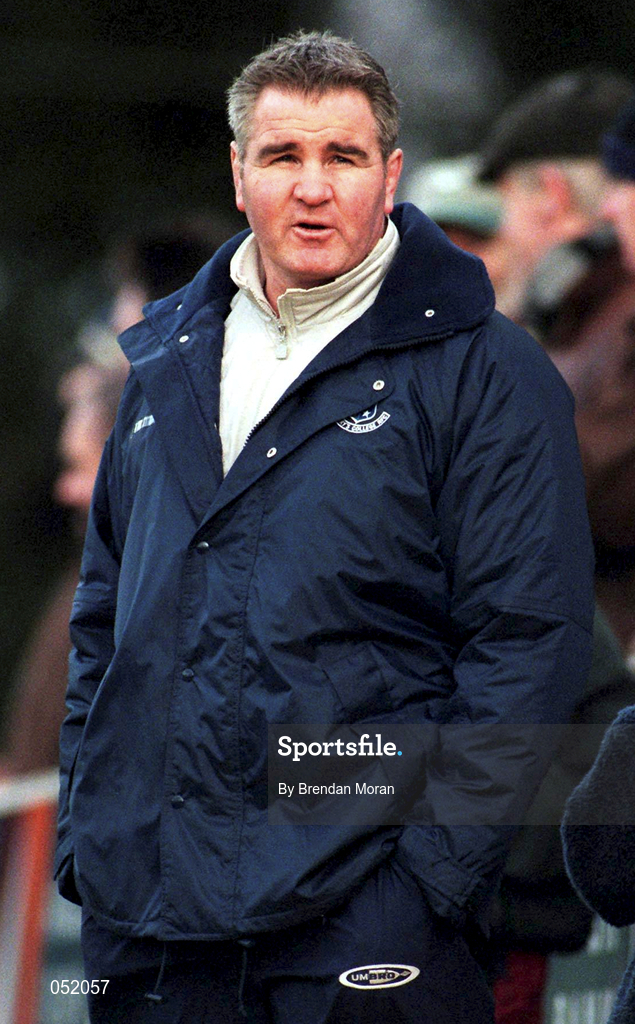 21 January 2000; St Mary's Coach Brent Pope during the AIB All-Ireland League Division 1 match between Garryowen and St Mary's at Dooradoyle in Limerick. Photo by Brendan Moran/Sportsfile