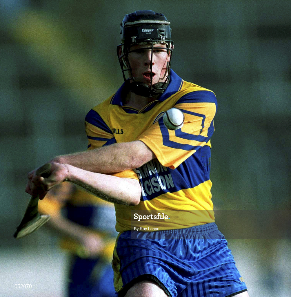 26 November 2000; Brian Colbert of Sixmilebridge during the AIB Munster Senior Hurling Club Championship Final match between Sixmilebridge and Mount Sion at Semple Stadium in Thurles, Tipperary. Photo by Ray Lohan/Sportsfile
