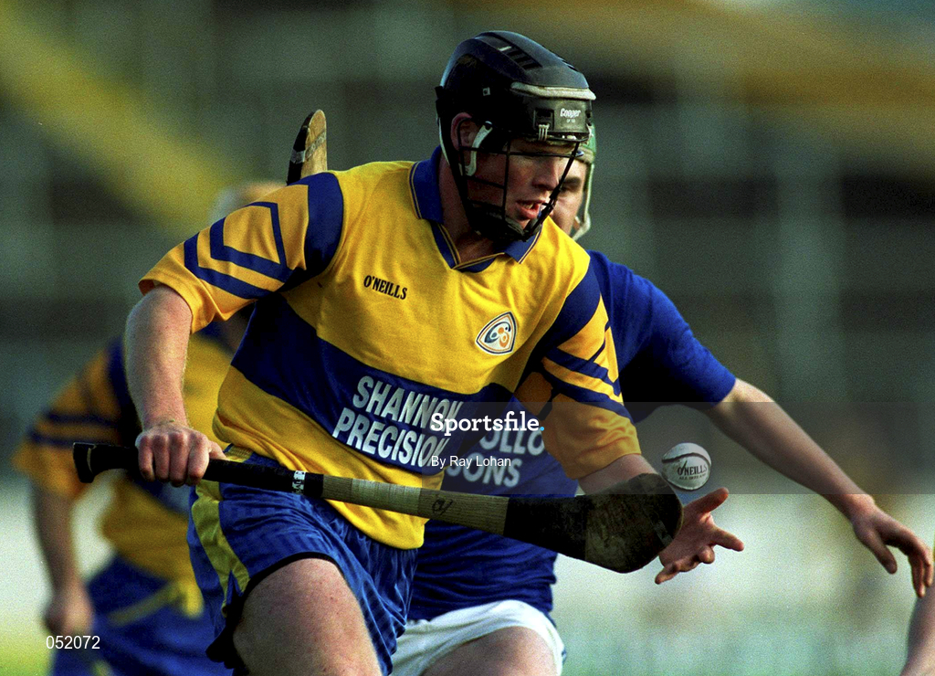 26 November 2000; Brian Colbert of Sixmilebridge during the AIB Munster Senior Hurling Club Championship Final match between Sixmilebridge and Mount Sion at Semple Stadium in Thurles, Tipperary. Photo by Ray Lohan/Sportsfile