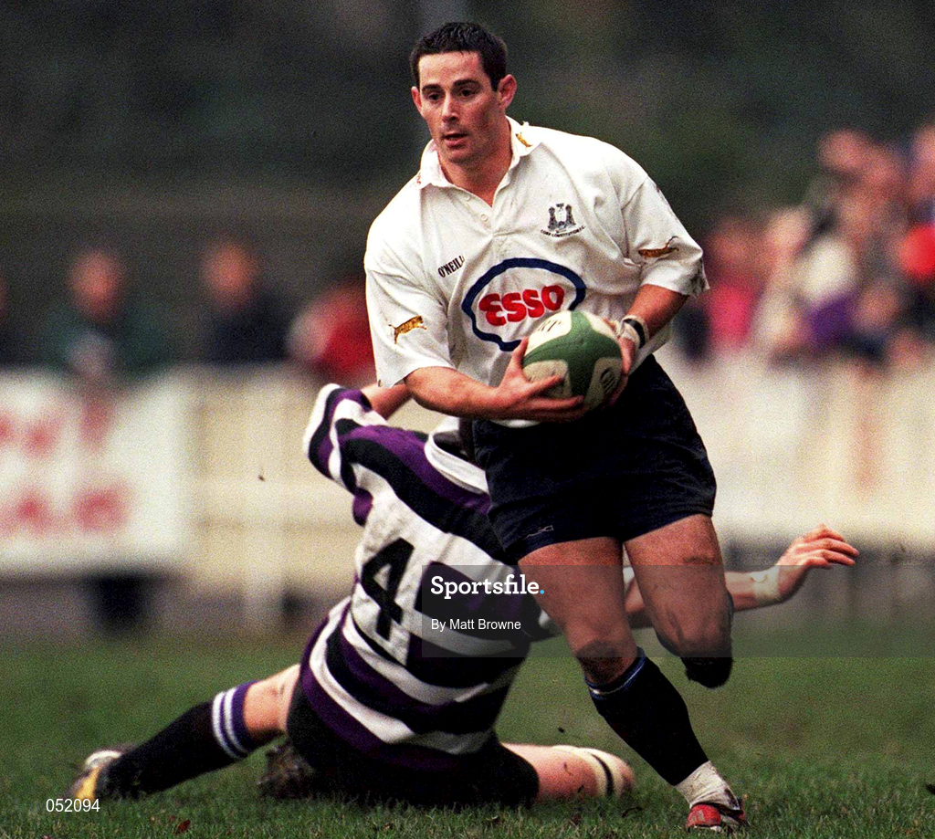 23 December 2000; Brian O'Meara of Cork Constitution during the AIB All-Ireland League Division 1 match between Terenure College RFC and Cork Constitution RFC at Lakelands Park in Dublin. Photo by Matt Browne/Sportsfile