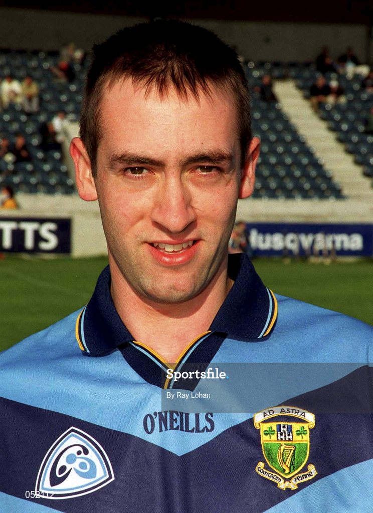 8 October 2000; UCD captai  Brian Walton prior to the Dublin Senior Hurling A Championship Final match between UCD and St Vincent's at Parnell Park in Dublin. Photo by Ray Lohan/Sportsfile