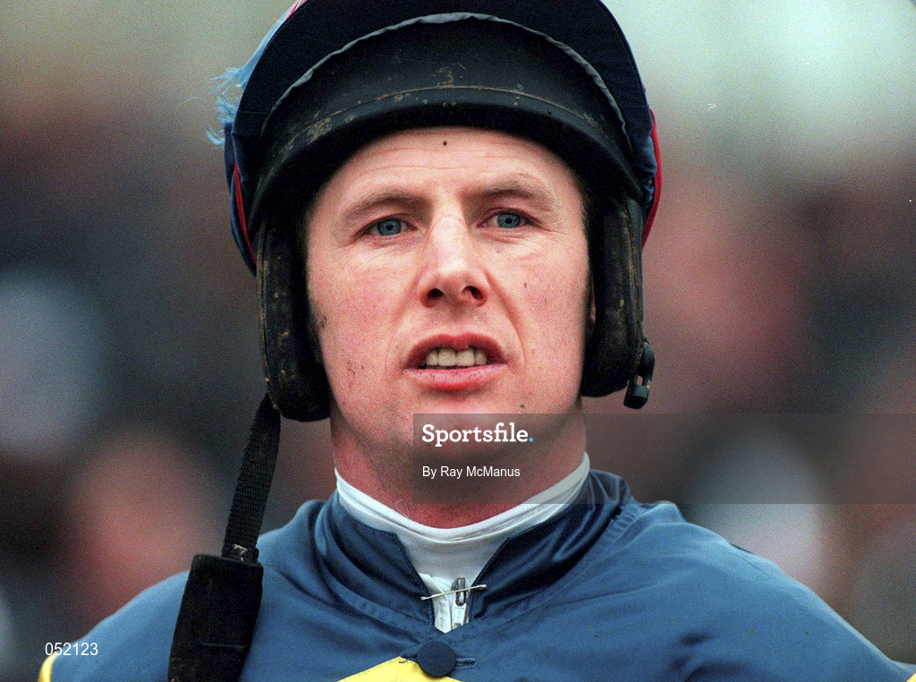 26 December 2000; Jockey Charlie Swan on Day One of the Leopardstown Christmas Festival at Leopardstown Racecourse in Dublin. Photo by Ray McManus/Sportsfile