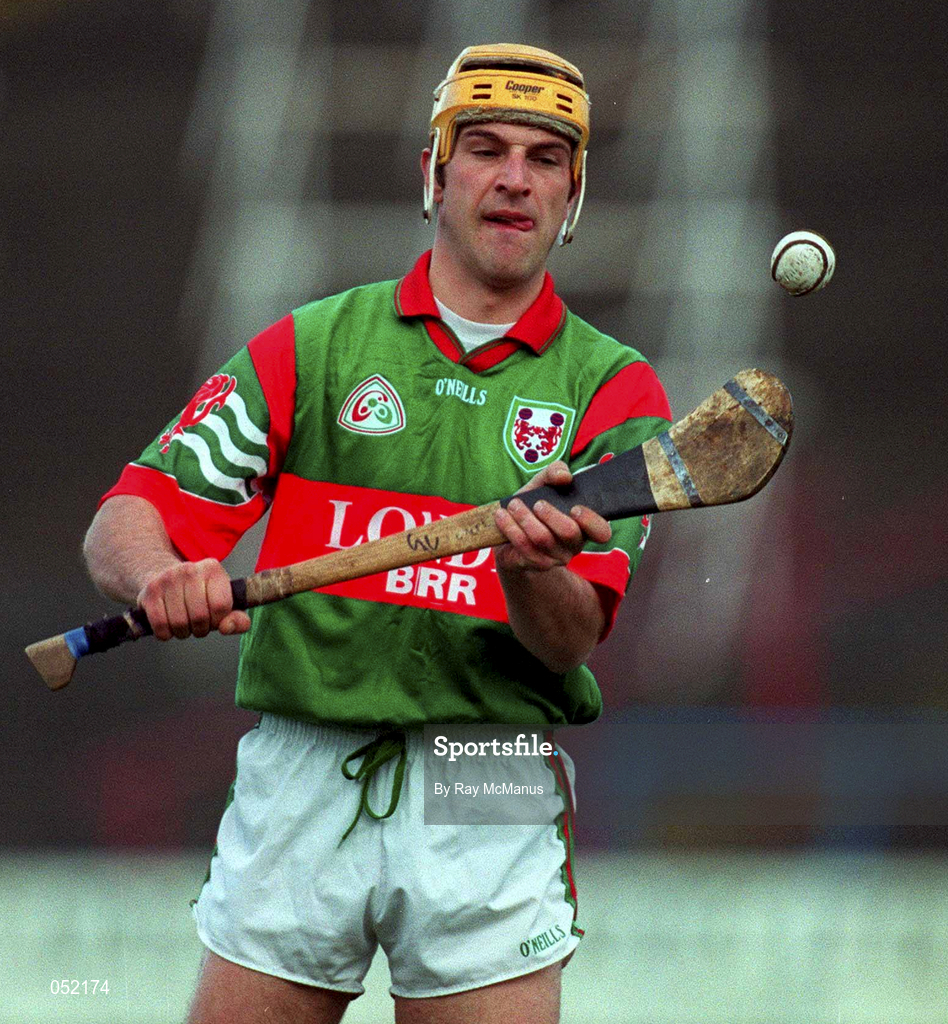 4 November 2000; Conor McGlone of Birr during the AIB Leinster Club Hurling Championship Quarter-Final match between Castletown and Birr at O'Moore Park in Portlaoise, Laois. Photo by Ray McManus/Sportsfile