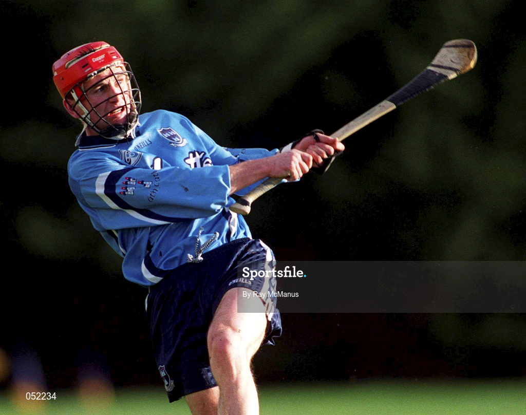 1 January 2001; Dave Sweeney of Dublin during the Hurling Challenge match between Blue Stars and Dublin at Páirc de Burca in Dublin. Photo by Ray McManus/Sportsfile