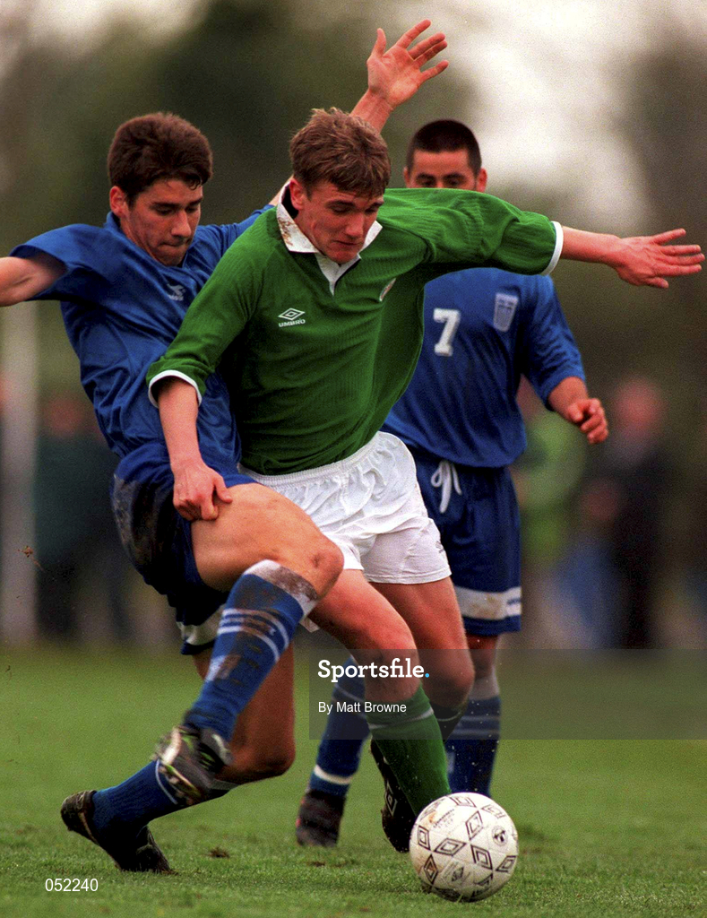 25 May 2000; David Billington of Republic of Ireland   during the Toulon Under-21 Tournament Group A match between Republic of Ireland and Colombia at Mayol Stadium in Toulon, France. Photo by Matt Browne/Sportsfile