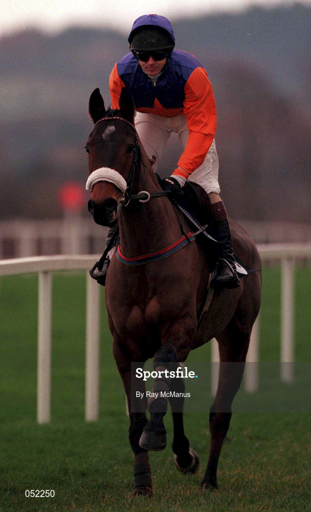 26 December 2000; The Flying Pig, with Shay Barry up, during the Kerry Spring Maiden Hurdle on Day One of the Leopardstown Christmas Festival at Leopardstown Racecourse in Dublin. Photo by Ray McManus/Sportsfile